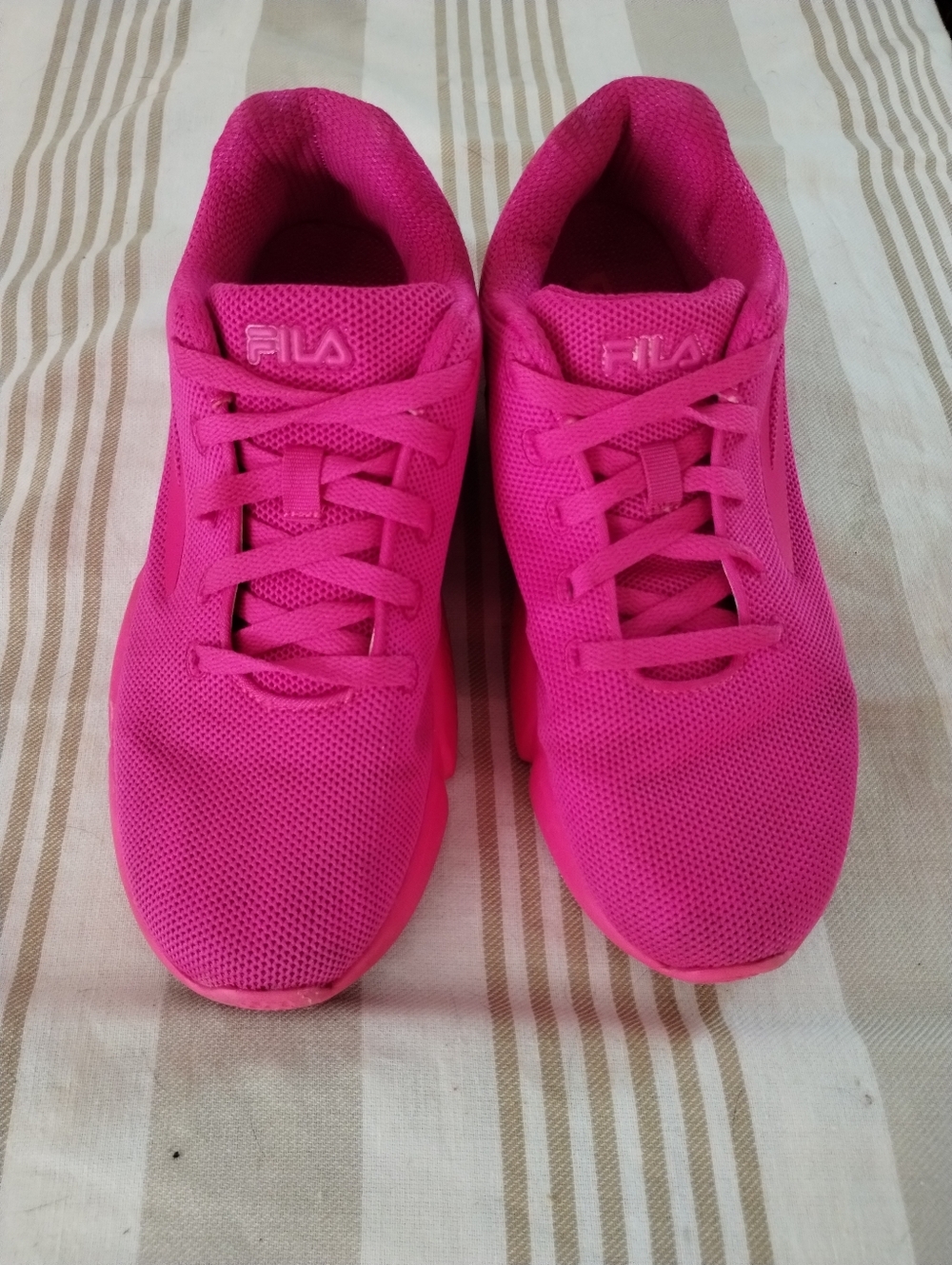 Fila Hot Pink Athletic Sneakers - Lightweight Comfort - Picture 8 of 8